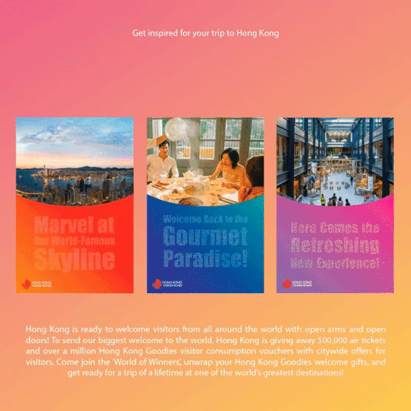 Hello Hong Kong online banner