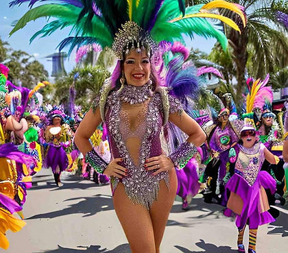 Atlanta Mardi Gras Dancer