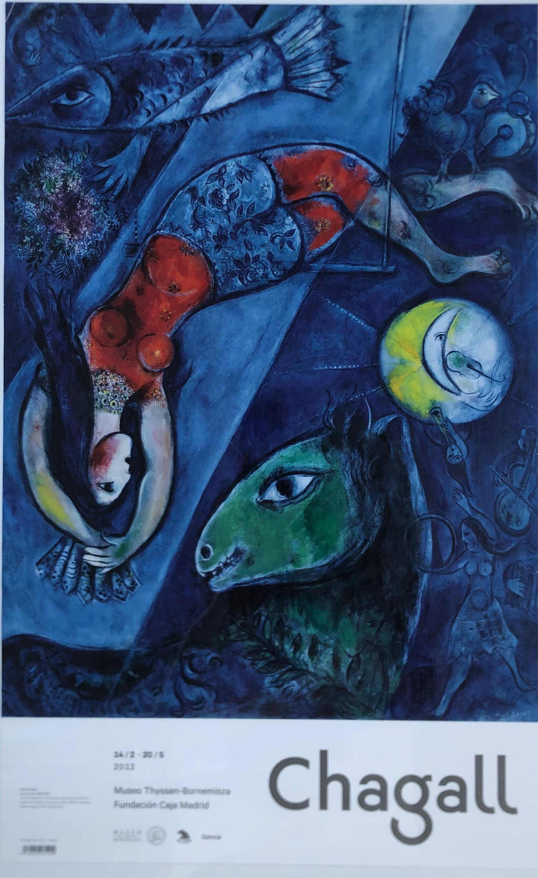 Chagall exhibition, Spain.