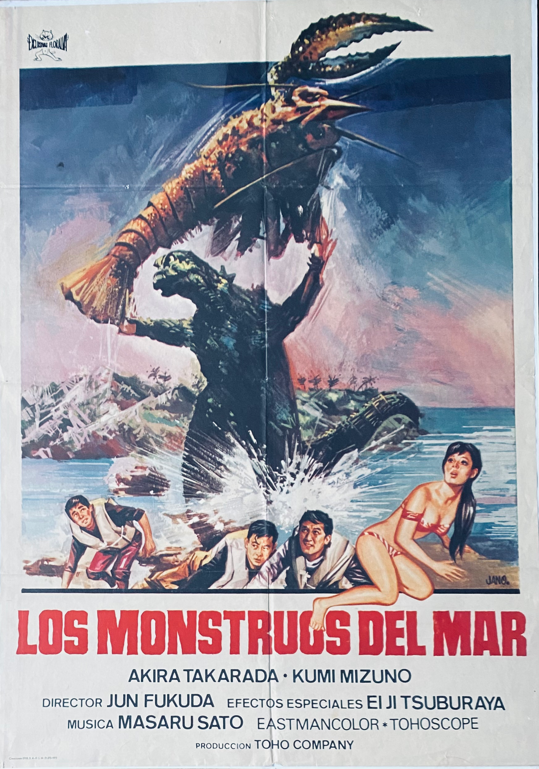 Godzilla vs. the Sea Monster, Spain.