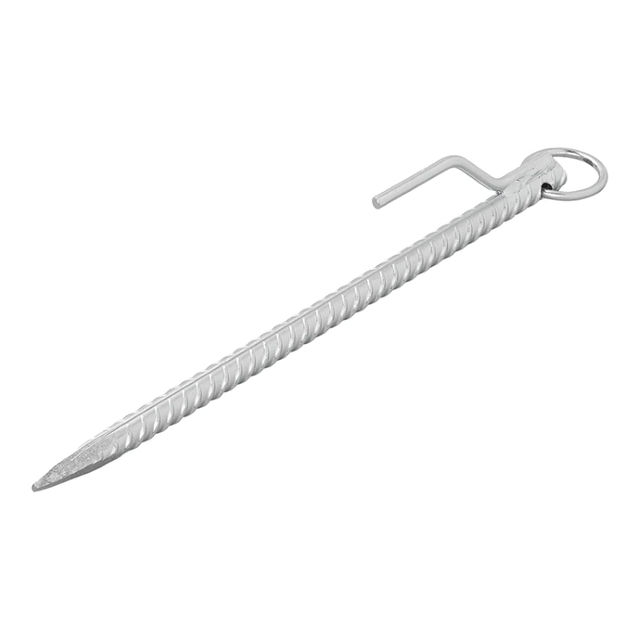 Bodenanker mit Haken und Ring 41 cm