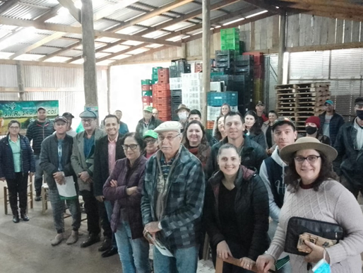 O biofertilizante foi apresentado em São Marcos (RS)