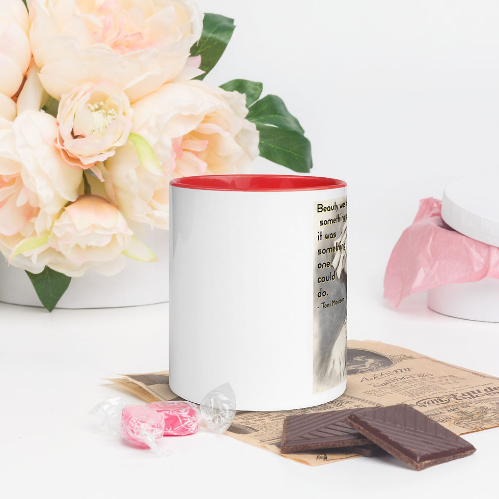 Thumbnail: Beauty is not simply something - Mug with Color Inside