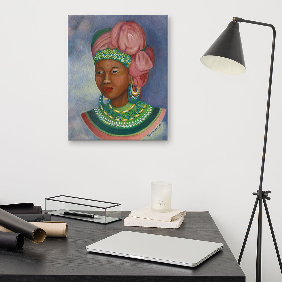 Thumbnail: African Woman 1 - Canvas