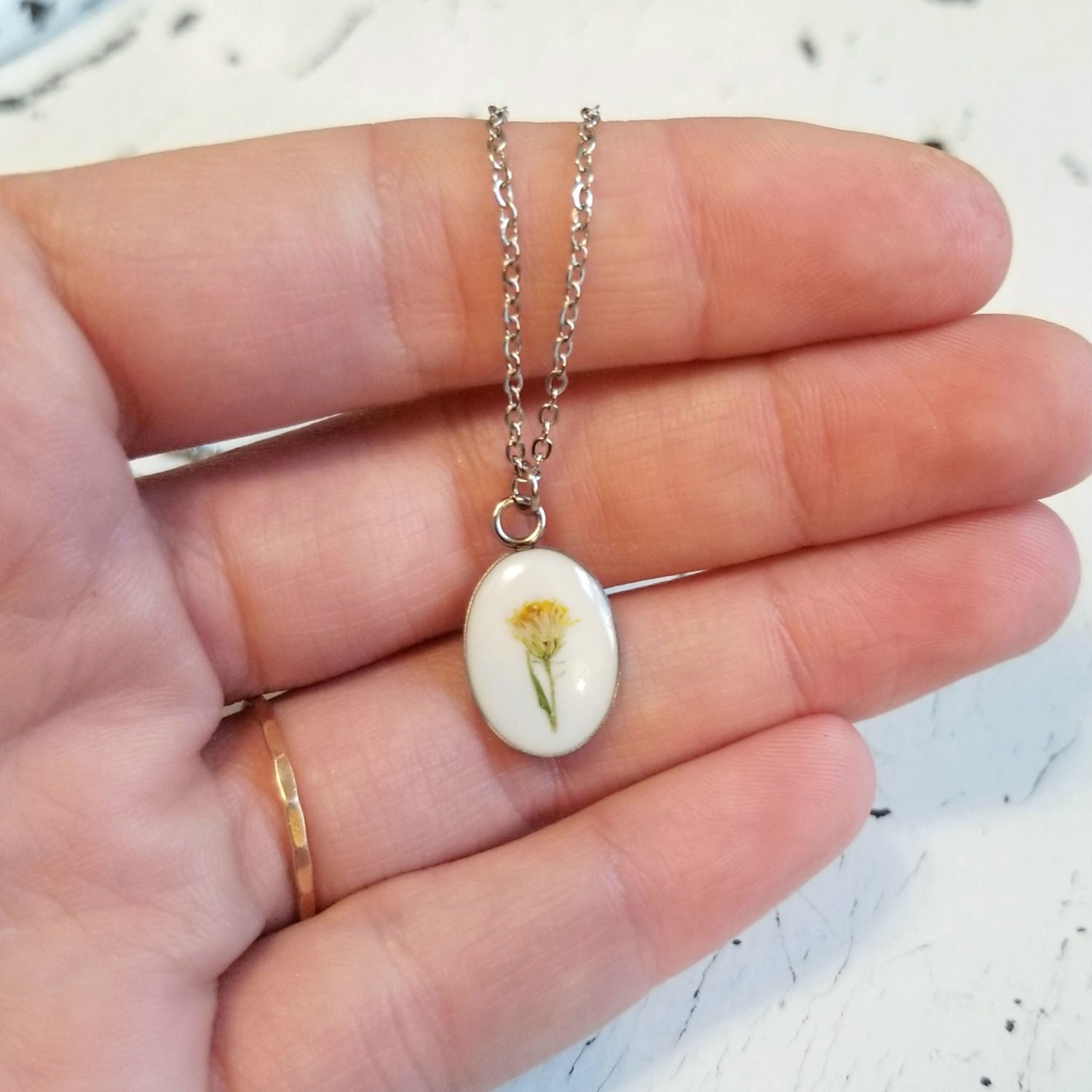 Goldenrod: Mini Teardrop Pendant
