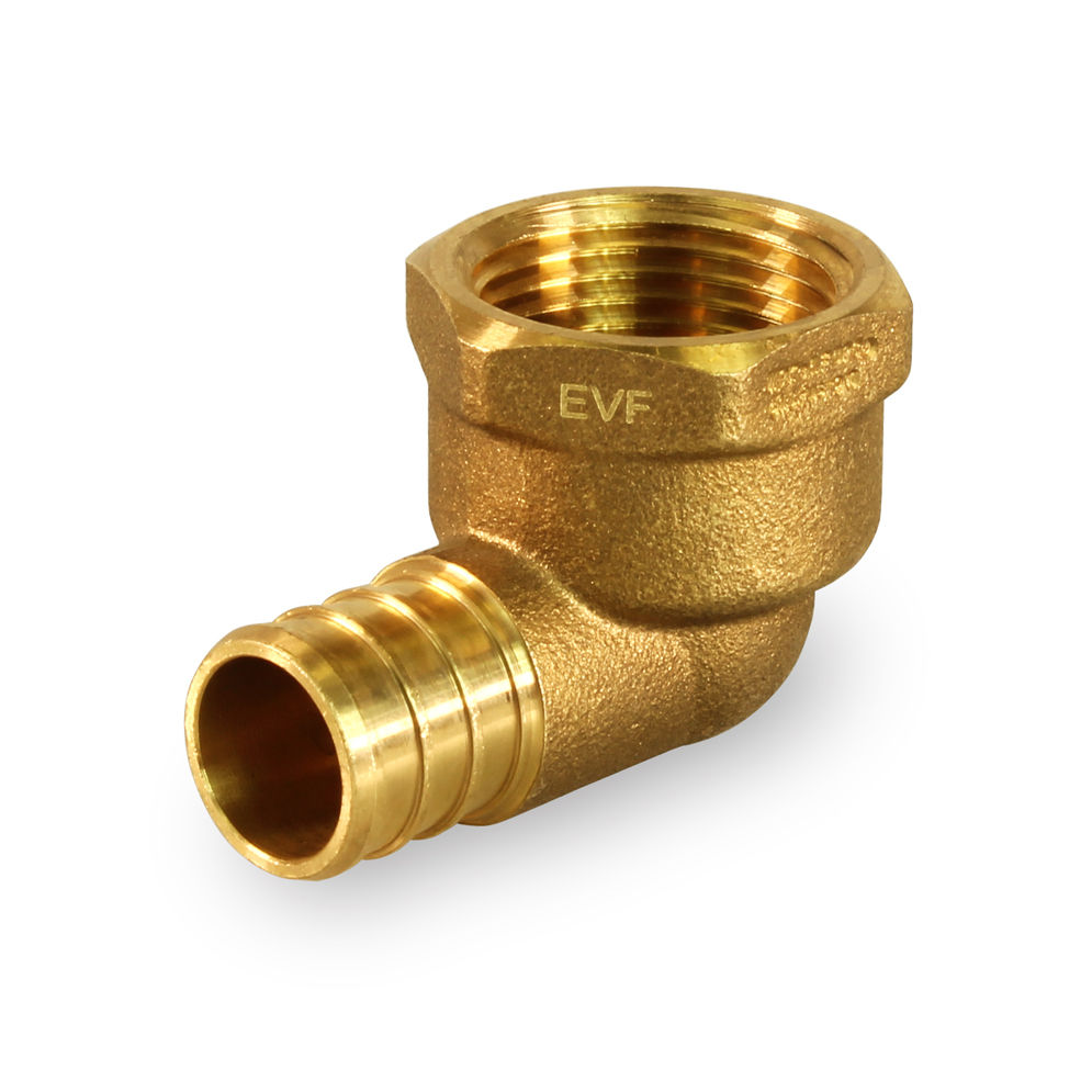 3/4" FEMale IP X 3/4" F1807 PEX Elbow Brass NL