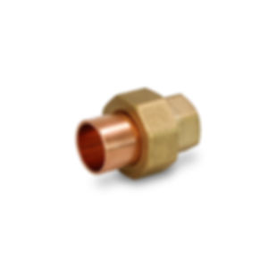 2-1/2" NOM 2-5/8" OD Cast Brass Copper Union C X C Lead Free