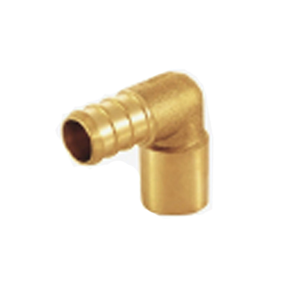 3/4" Sweat x 5/8" F1807 PEX Elbow Brass NL