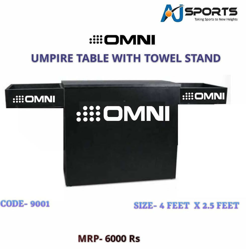 Umpire Table With Towel Stand