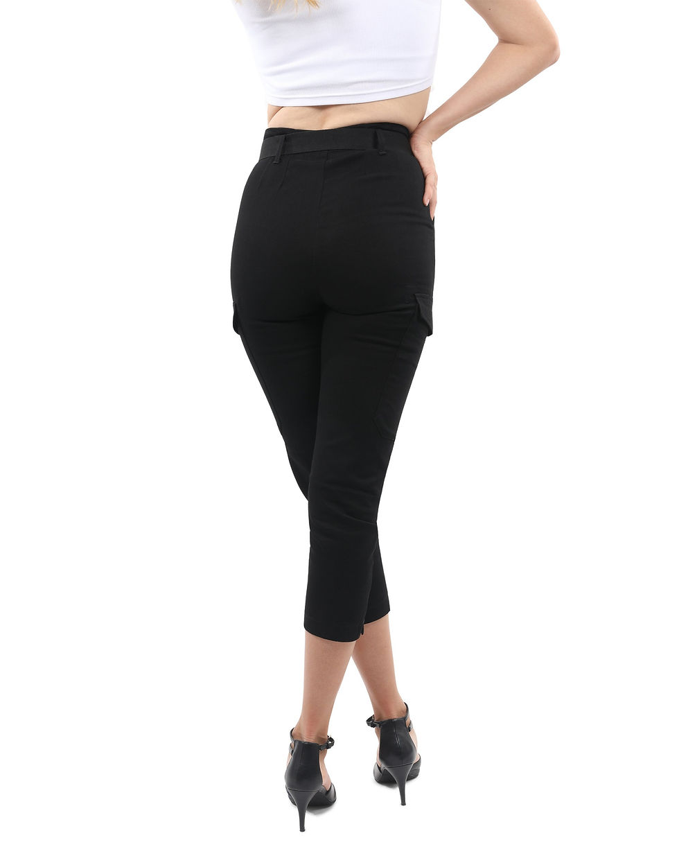 Thumbnail: Contini Skinny Cargo Pant [MADE IN ITALY]