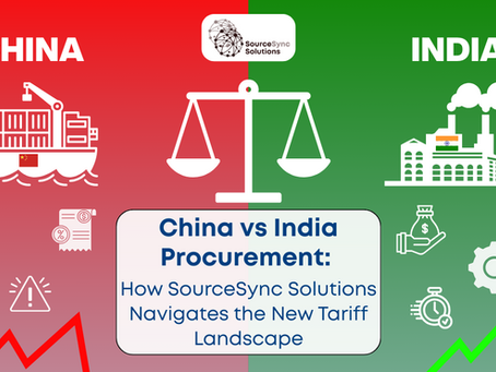 China vs India Procurement: How SourceSync Solutions Navigates the New Tariff Landscape