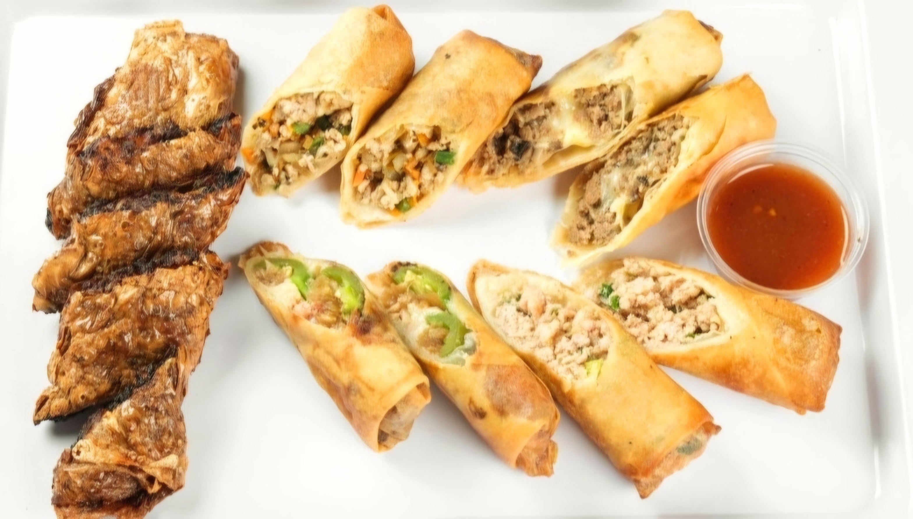 Arranged Food and Objects