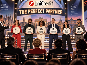 Illustration for UniCredit's search for a digital asset custody and brokerage technology partner