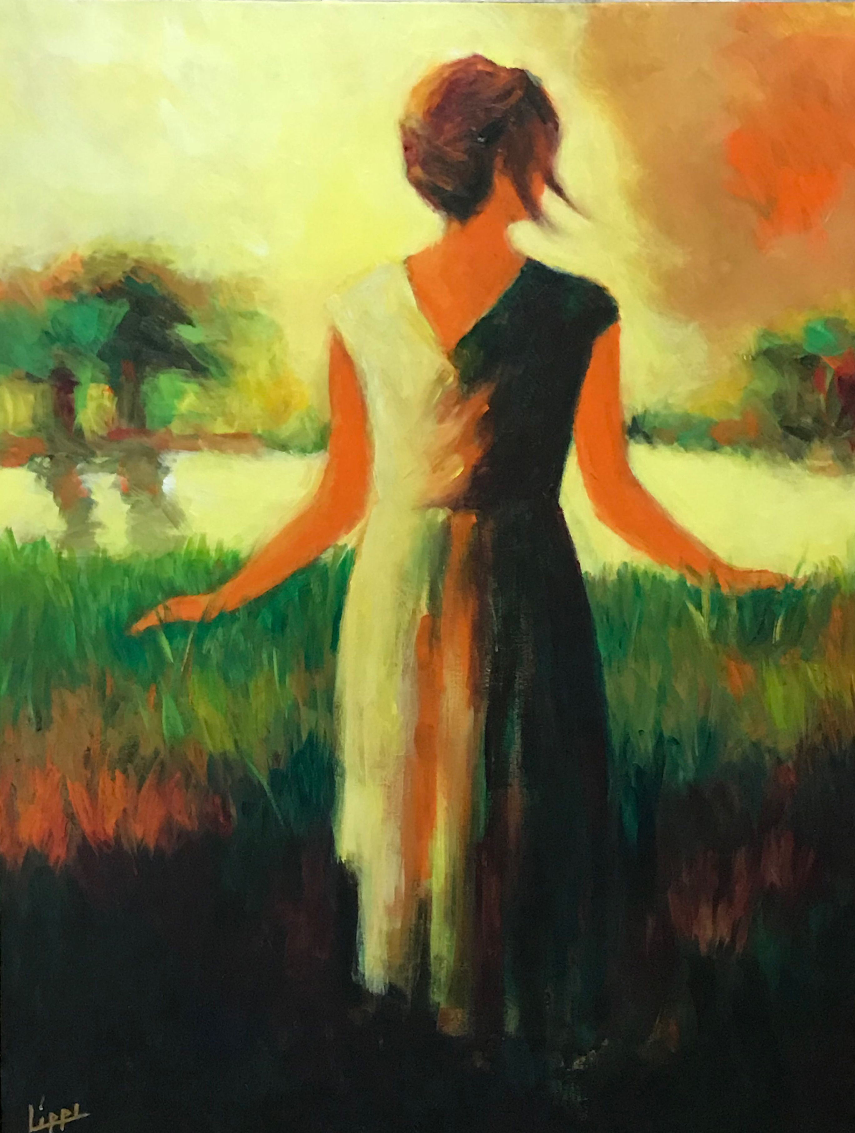 Girl in a Field of Green