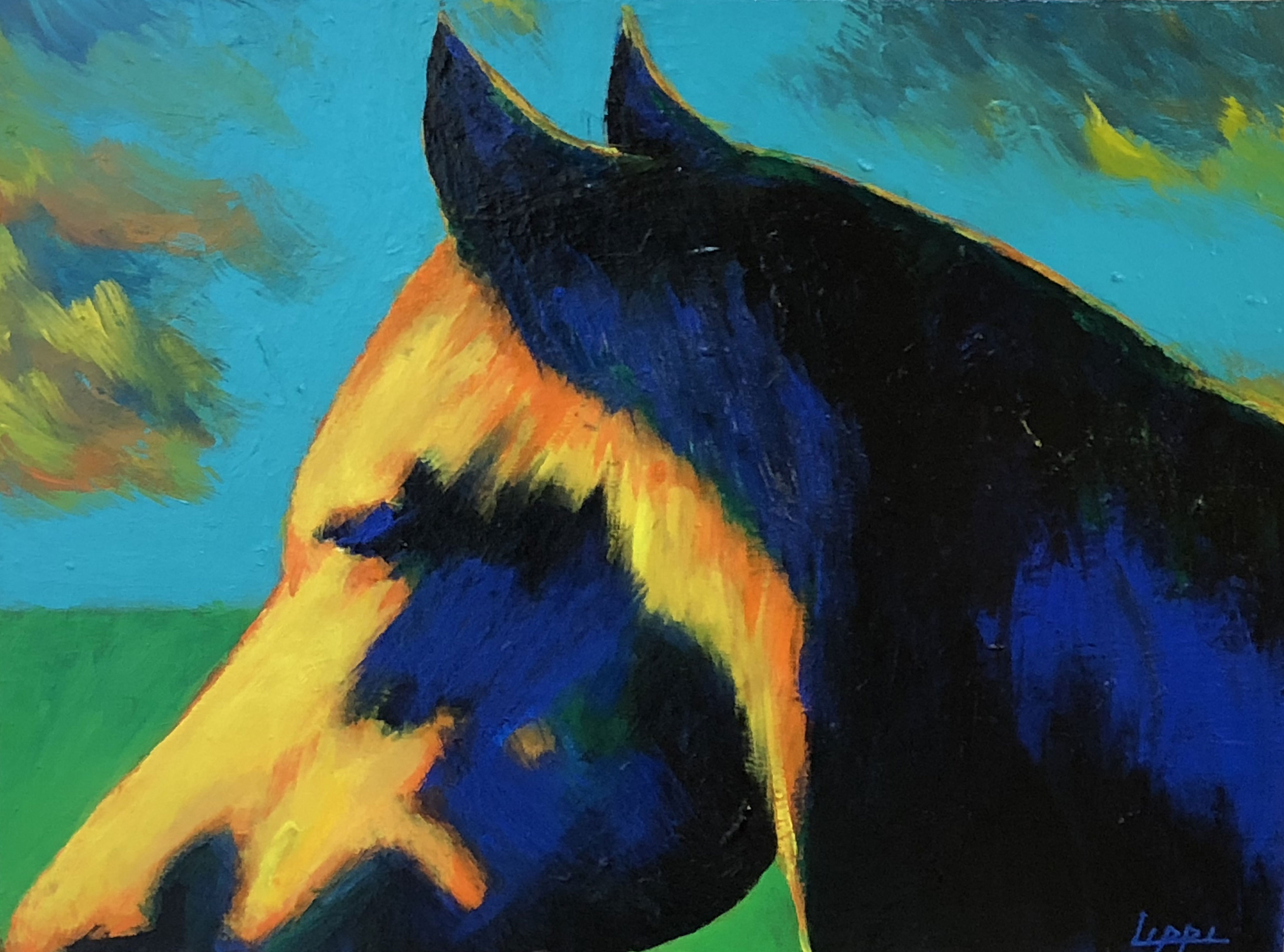 Sunlit Horse