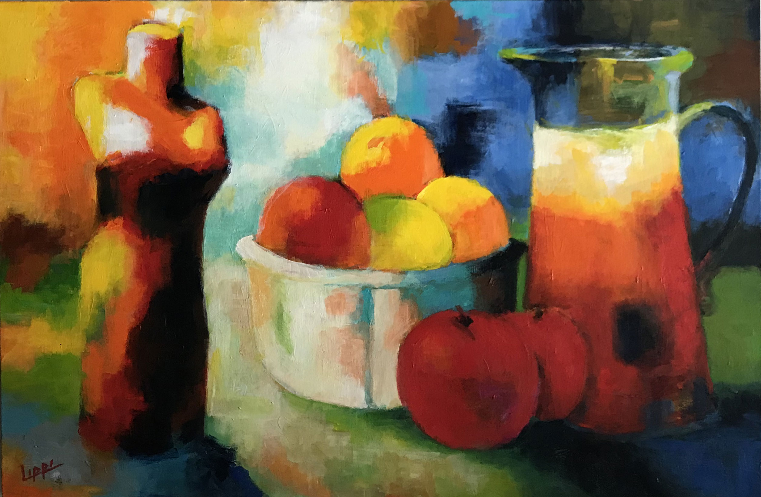 Figurine with Fruit