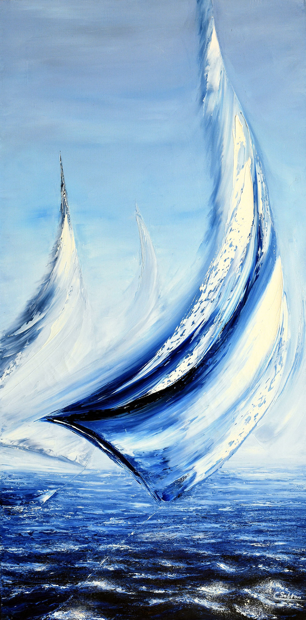Transatlantique - 50X100cms