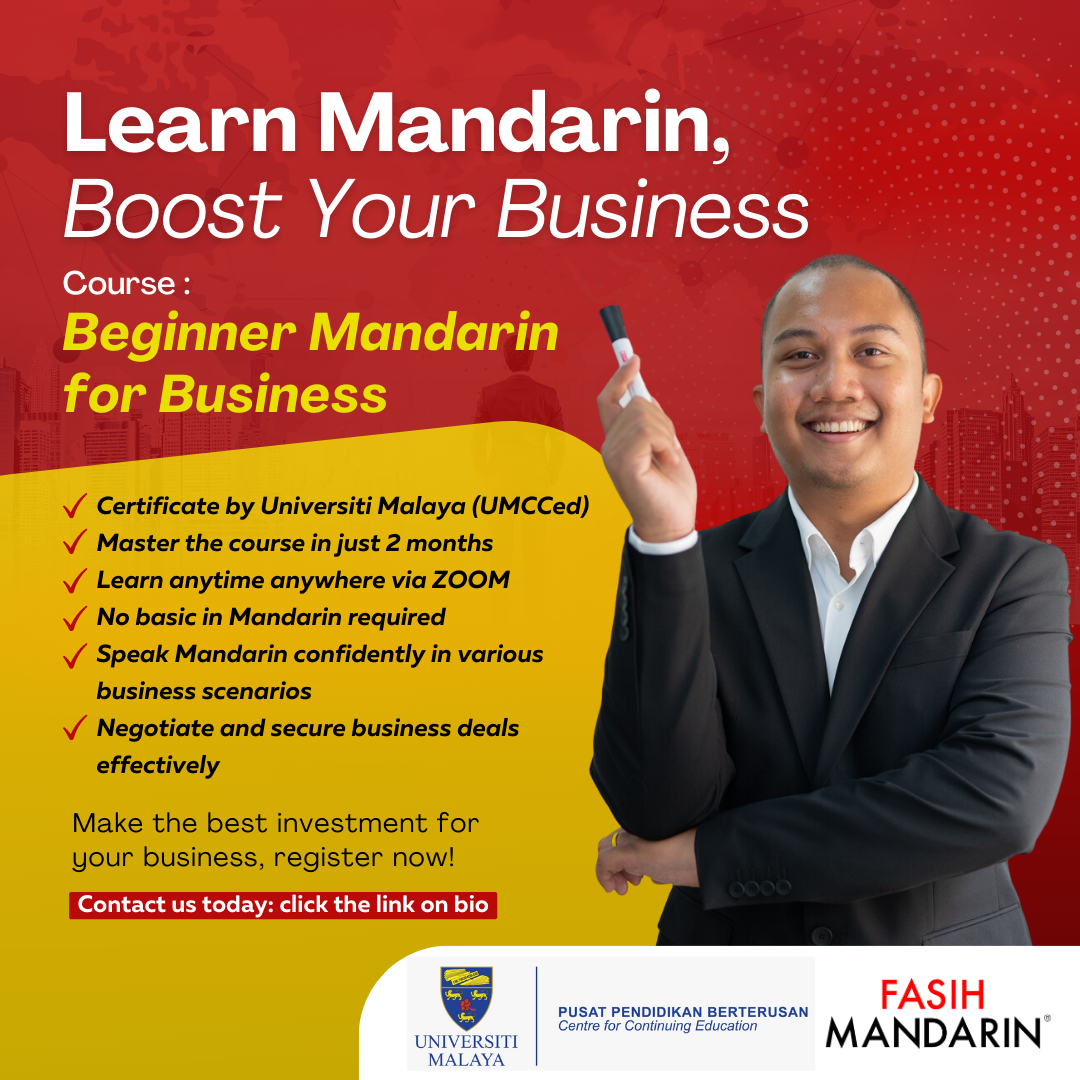 Beginner Mandarin for Business course by Fasih Mandarin and Universiti Malaya