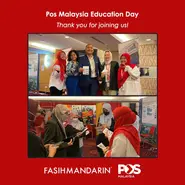 Fasih Mandarin Connects with Educators for Future Collaborations at Pos Malaysia's Education Day!