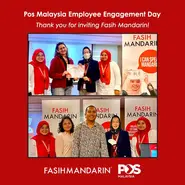 Fasih Mandarin Empowers Pos Malaysia Employees with Language Skills at Employee Engagement Day