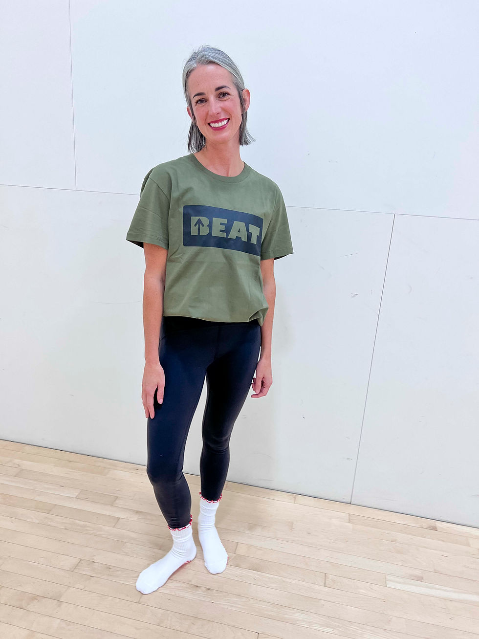 Thumbnail: UpBeat Green Block Tee