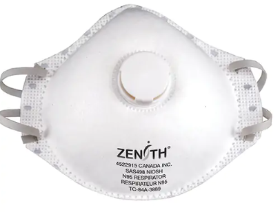 Respirateur contre les particules, N95, Certifié NIOSH, Moyen/grand