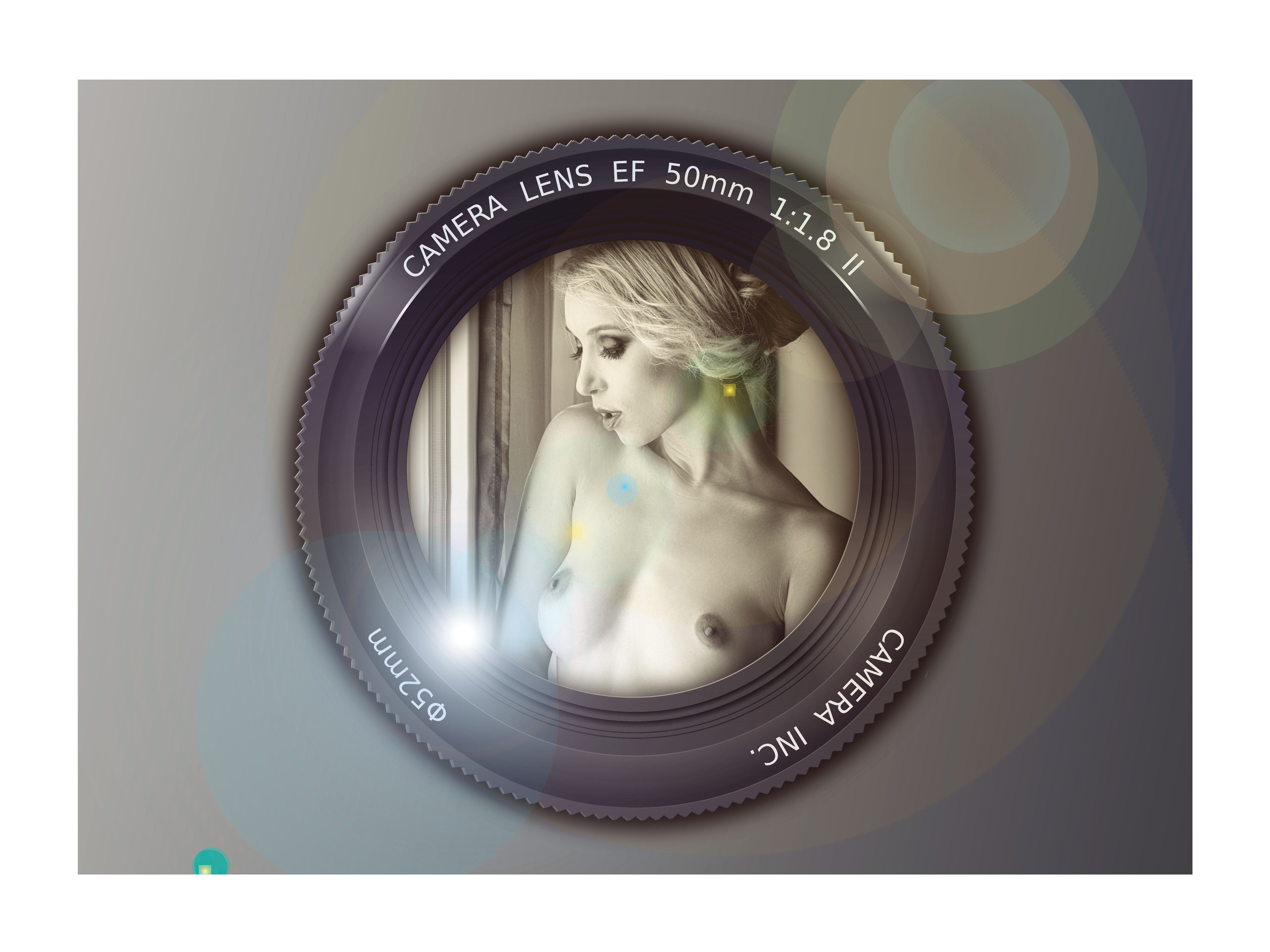 What The Lens Saw Art 8x6 White Mat Mount High Quality Professional Print