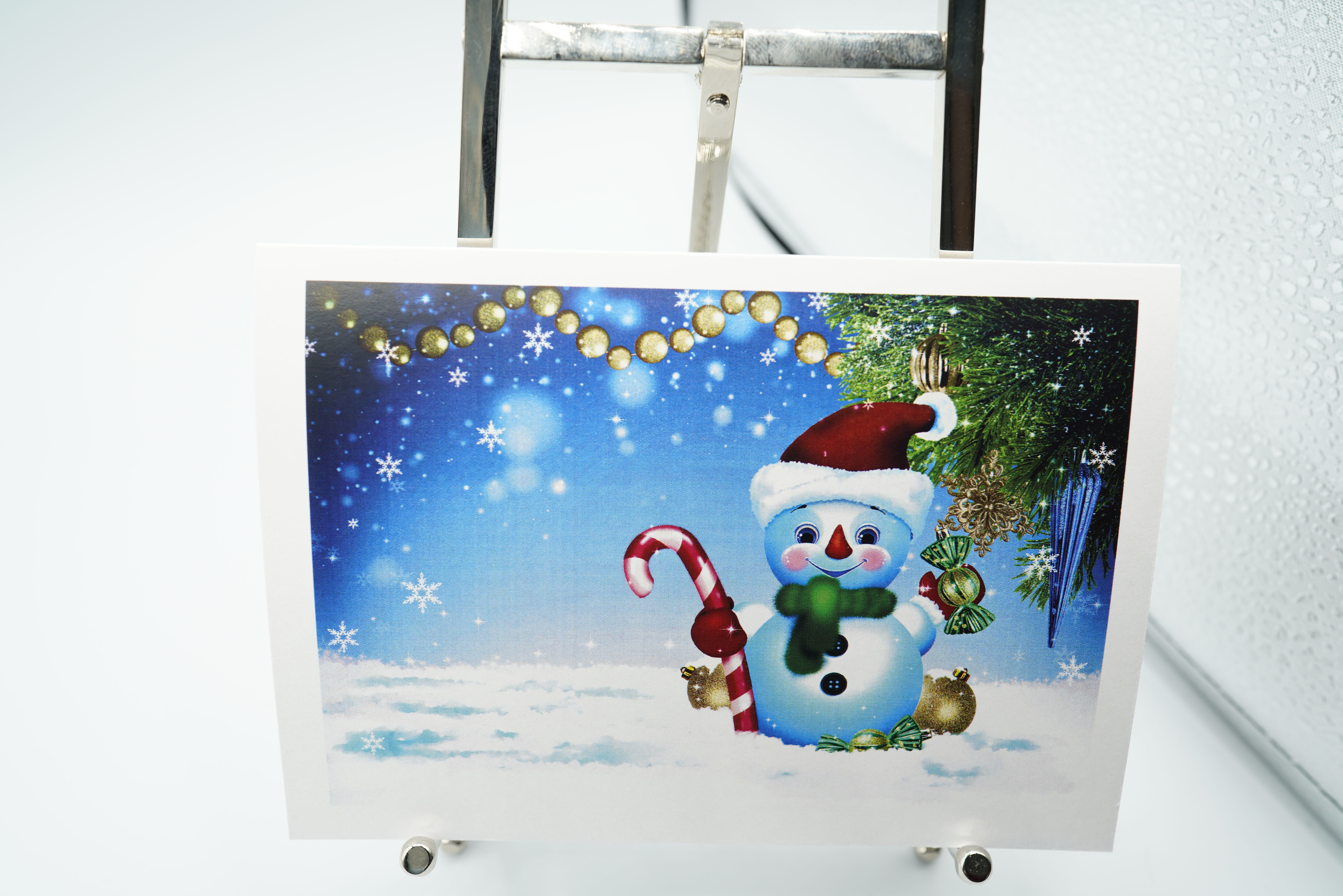 Christmas Snowman A6 Greetings Card High Quality Print on 300gsm
