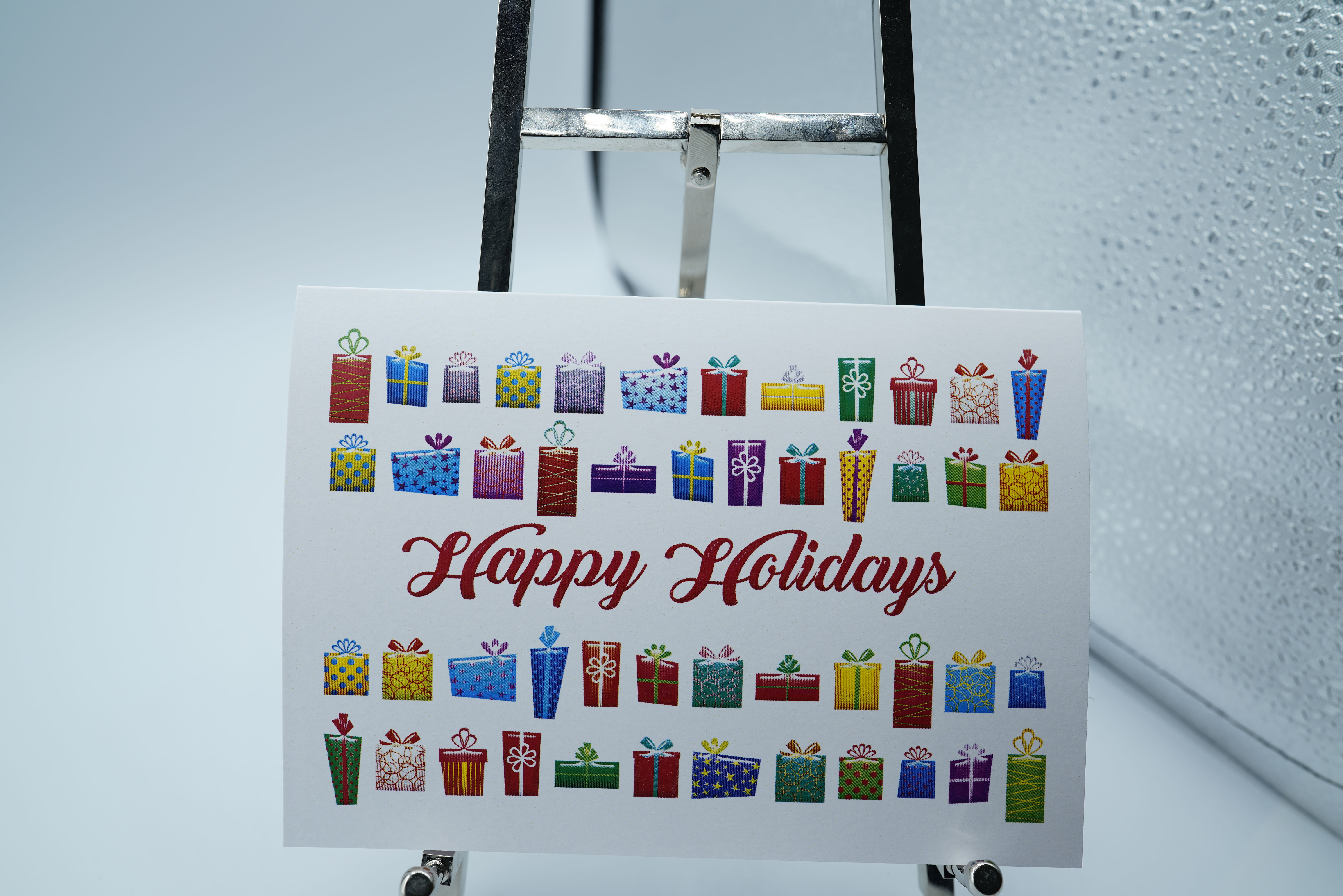 Happy Holidays A6 Greetings Card High Quality Print on 300gsm