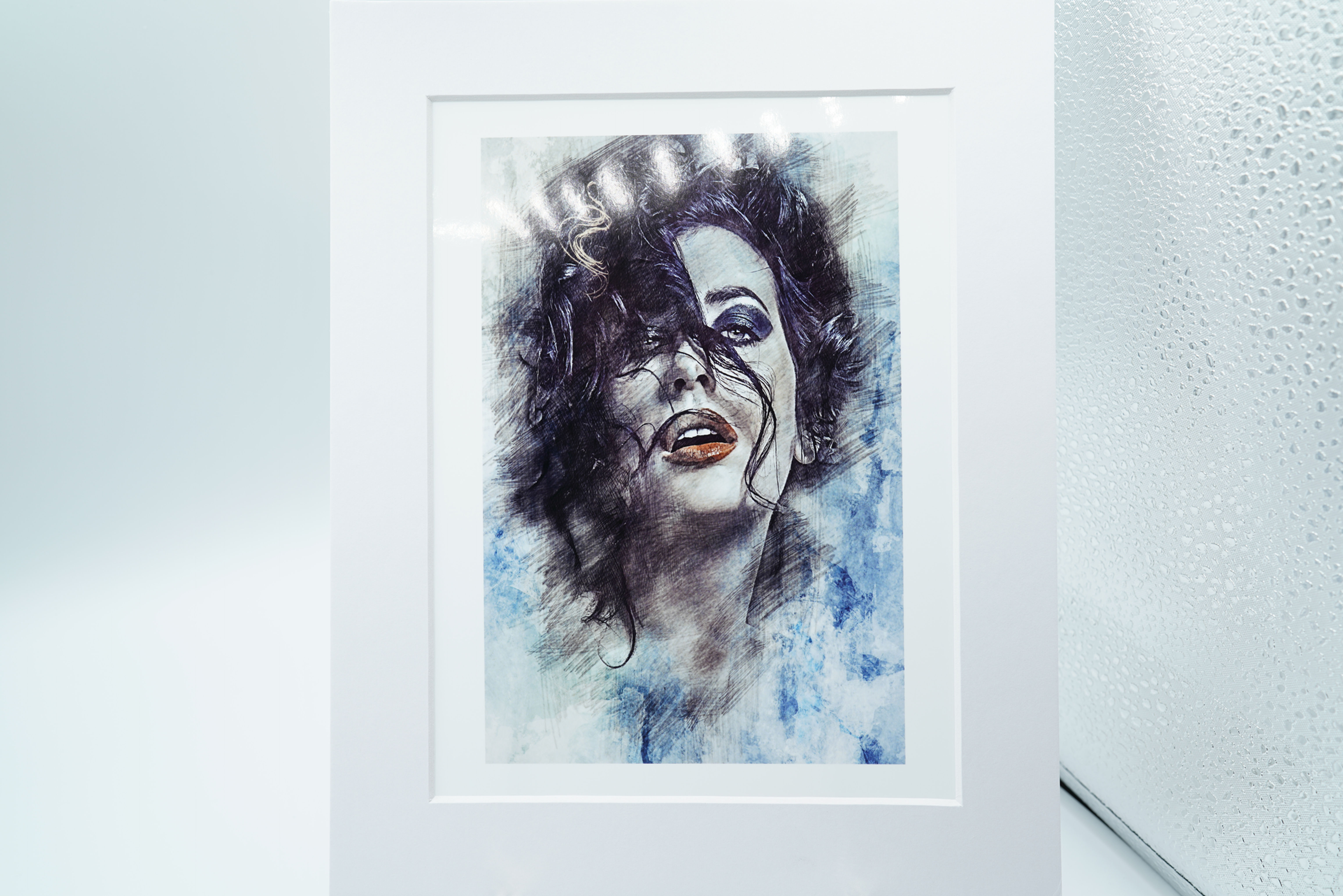 Sultry Art 8x6 White Mat Mount High Quality Professional Print