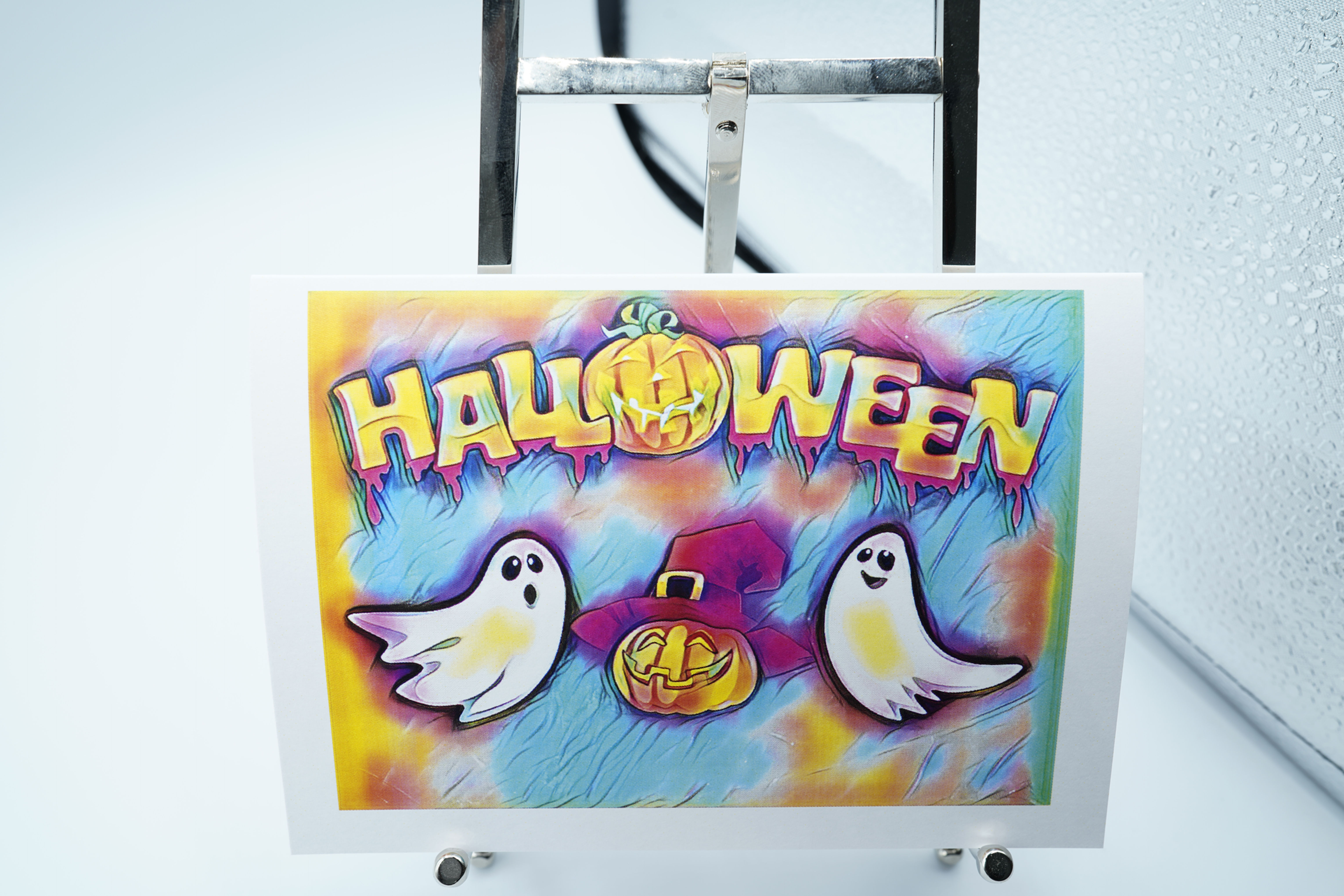 Halloween Ghosts A6 Greetings Card High Quality Print on 300gsm