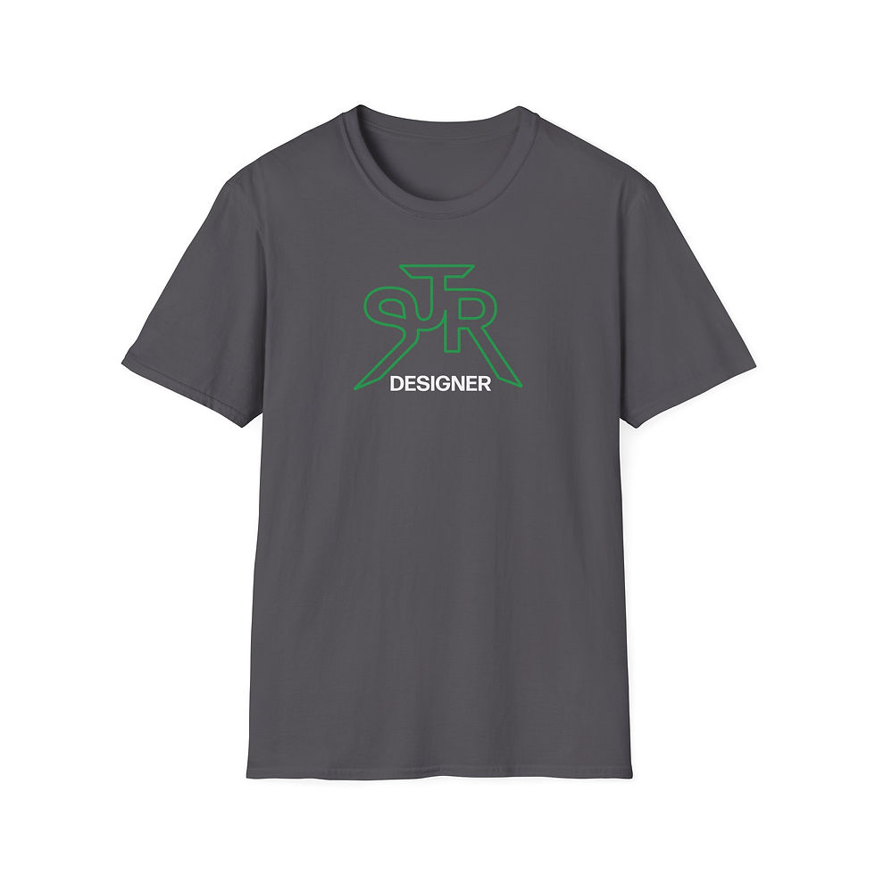 Thumbnail: SJR Designer Black Graphic Tee Green