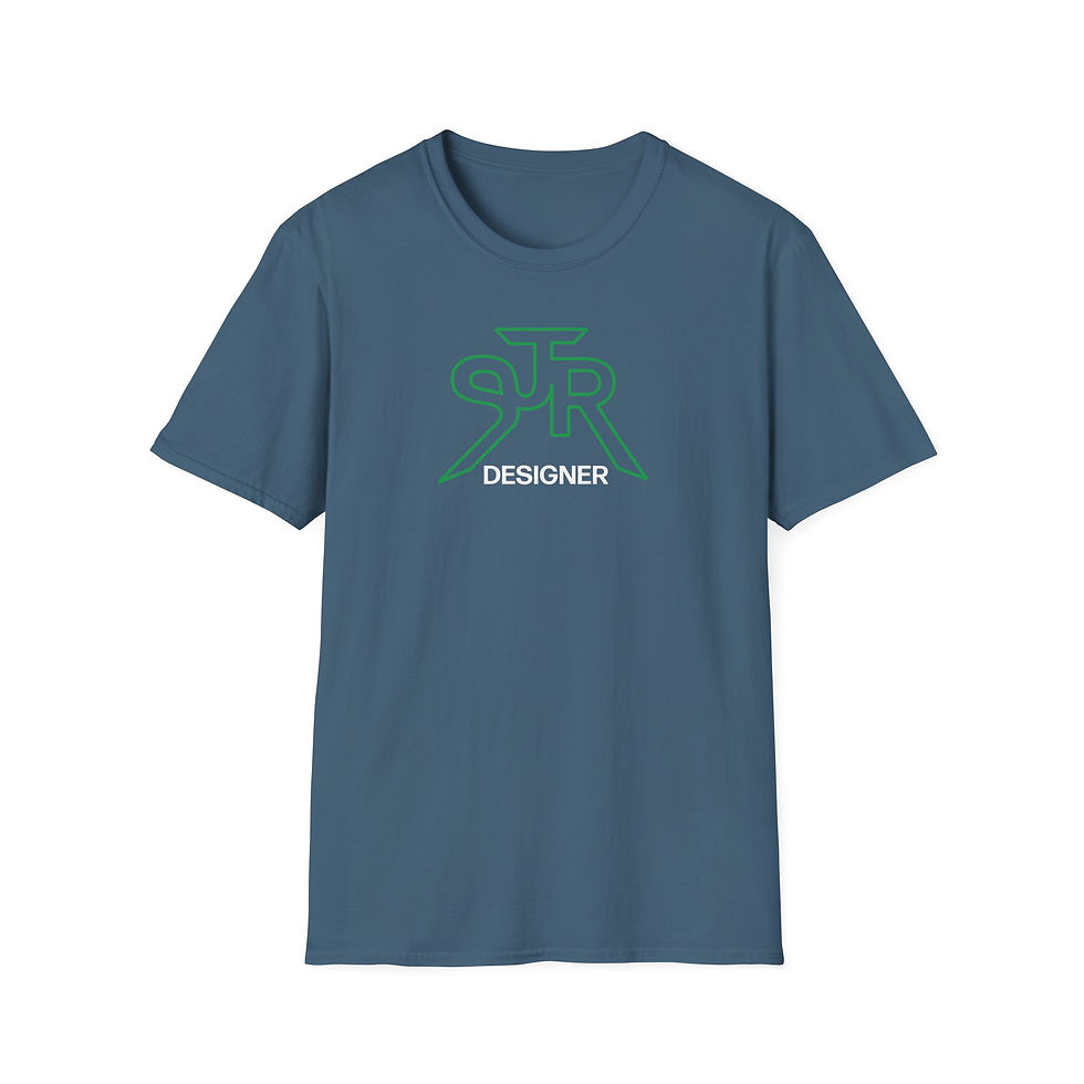 Thumbnail: SJR Designer Black Graphic Tee Green