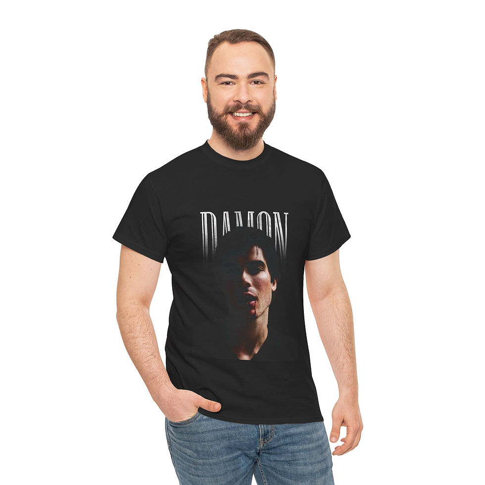 Thumbnail: DAMON SALVATORE VAMPIRE DIARIES GRAPHIC T-SHIRT