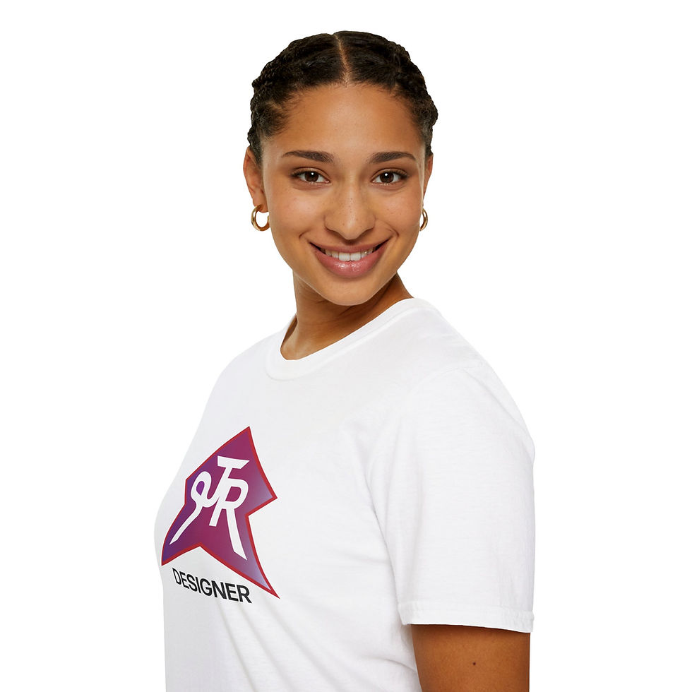 Thumbnail: SJR Designer Star Graphic Tee Purple/Red Gradient