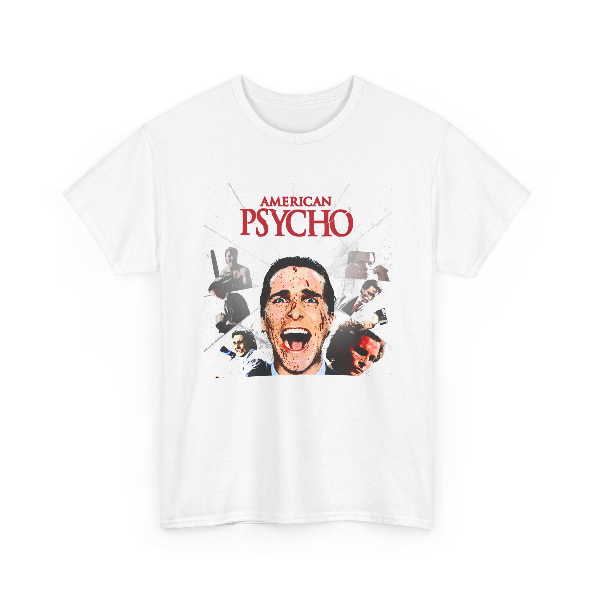 AMERICAN PSYCHO PATRIC BATEMAN T-SHIRT FULL COLOUR