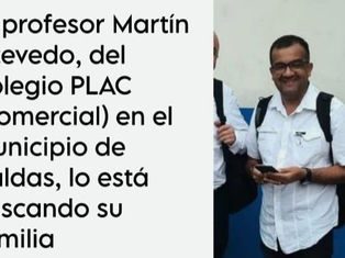 Tristeza e indignación por muerte del profesor Martín Acevedo