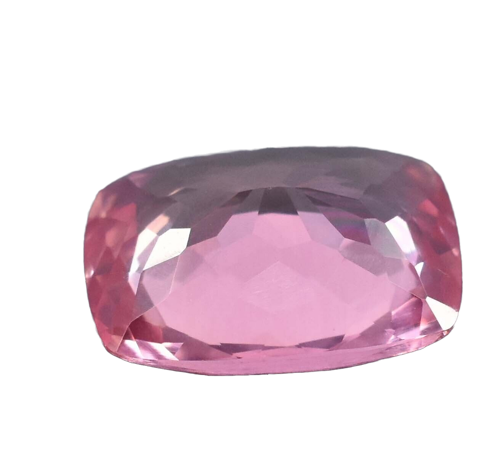 Thumbnail: 18.48 CT Certified Padparadscha Sapphire Cushion Cut