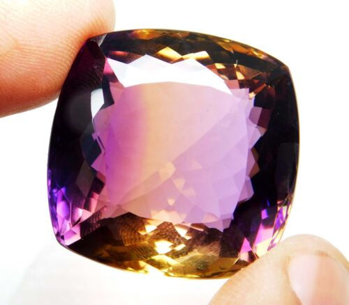 Thumbnail: 83.44 CT CERTIFIED CUSHION CUT AMETRINE GEMSTONE
