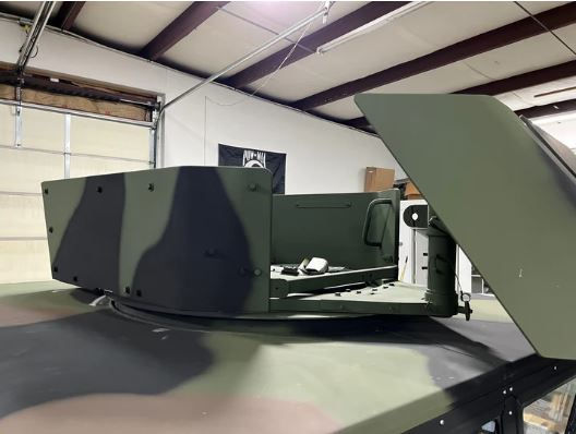 Thumbnail: 2000 M1045A2 Armored GPK Turret Four Door Slant back HMMWV Turret Exterior