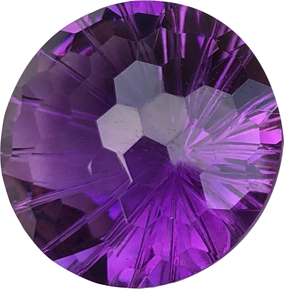 Spectacular Natural Round Intense Royal Purple Amethyst 34.5 CT Gemstone