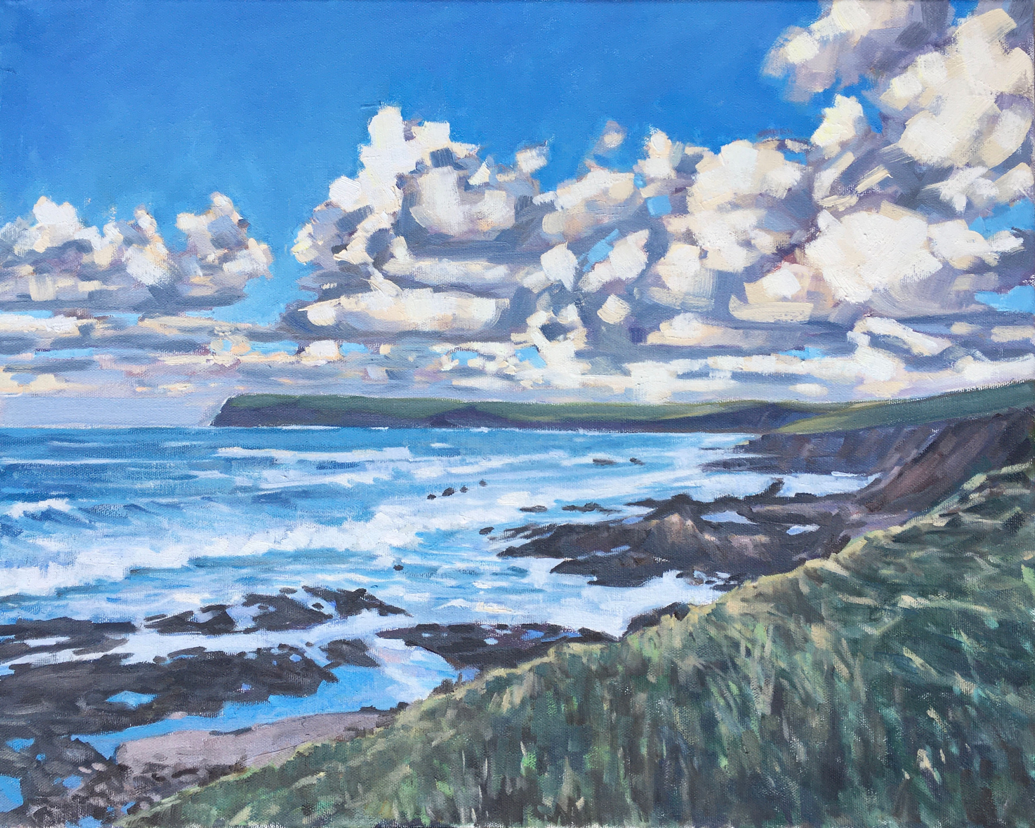 Polzeath from the coastal path