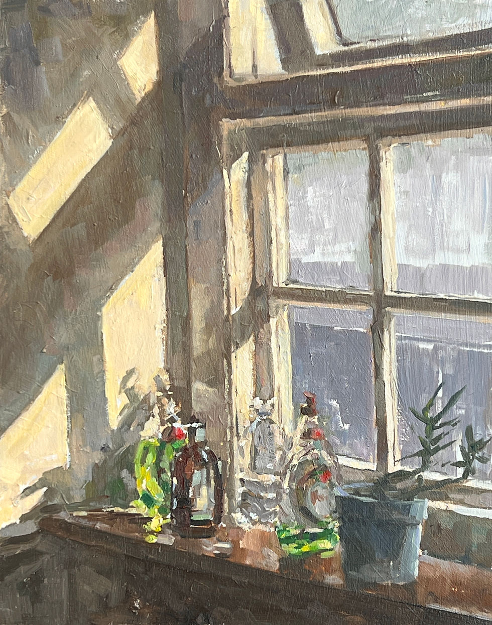 Sunlight through the kitchen window
