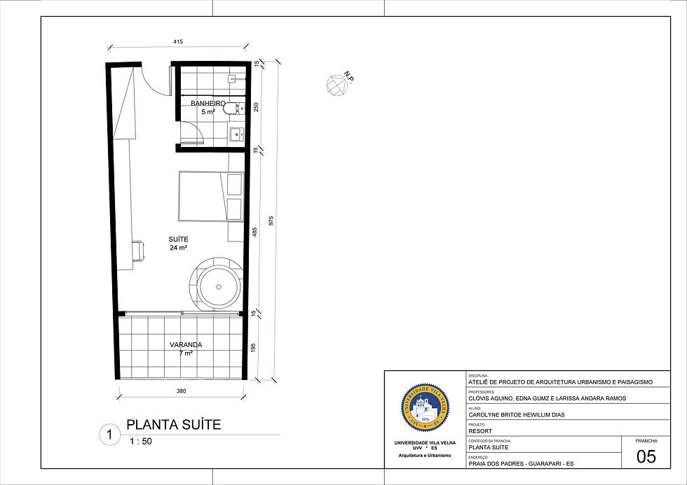 Planta Baixa Suíte