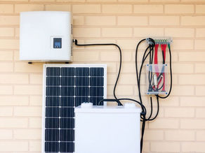 electrical wiring on side of house