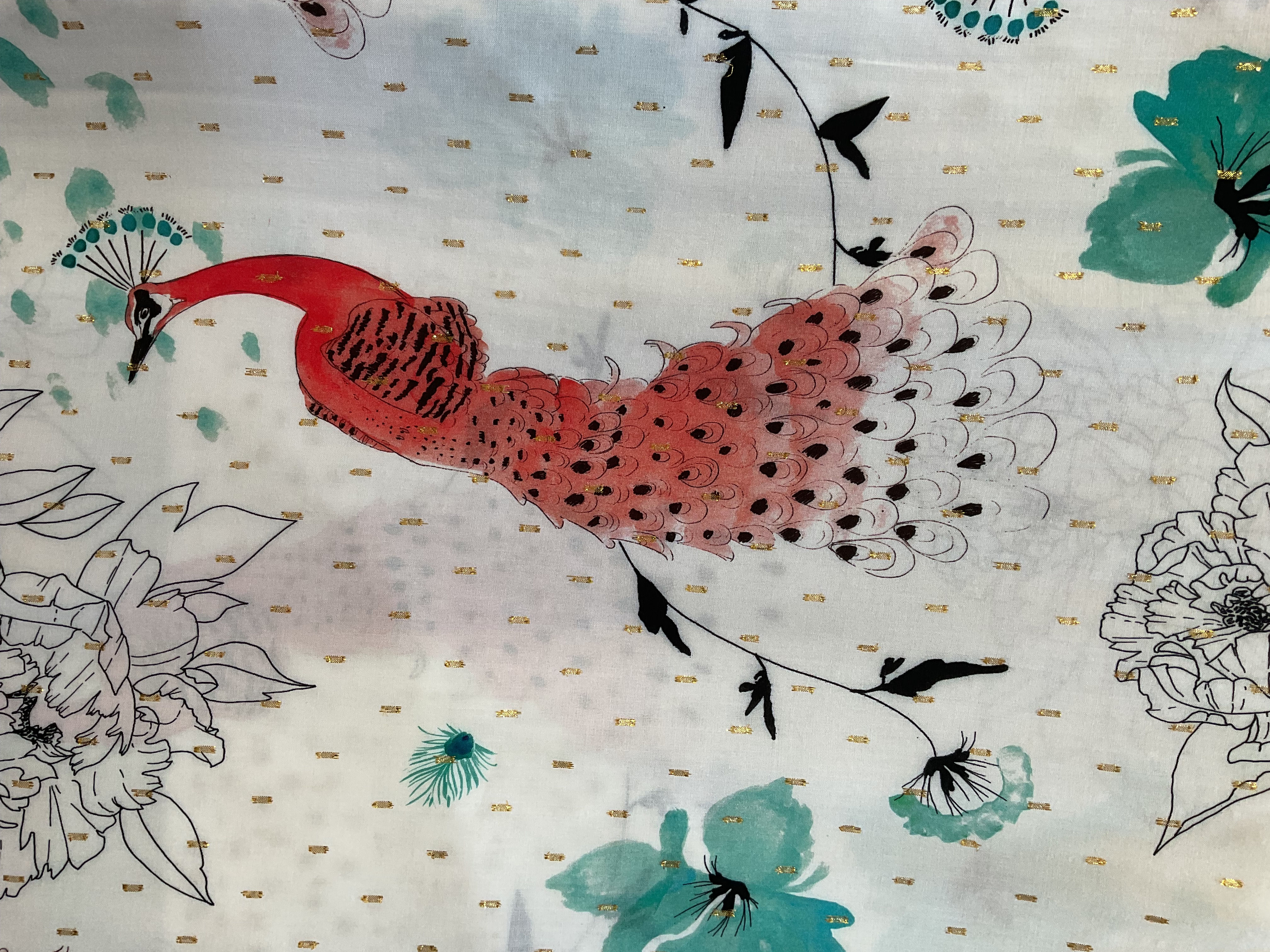 Viscose -  White Peacock 7130