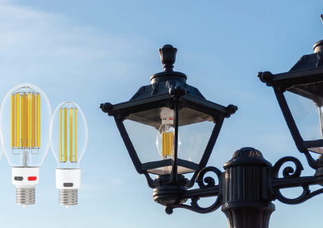 RAB LED Glass Filament HID Lamps
