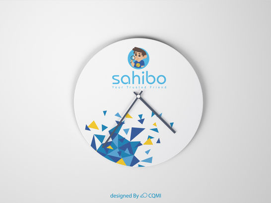 Circle Wall Clock Mockup