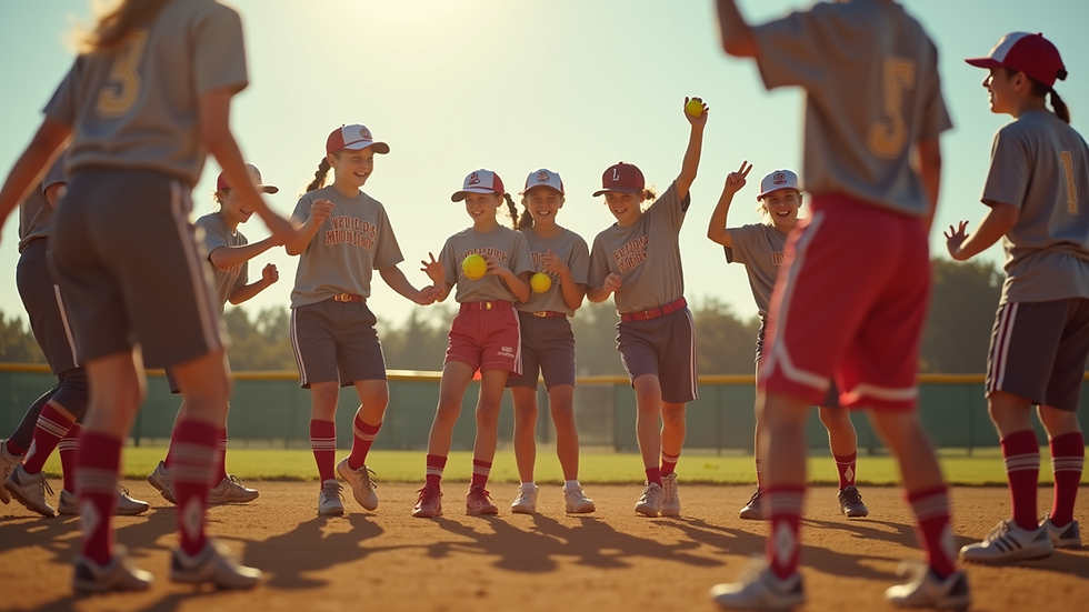 Building Character and Teamwork in Youth Softball