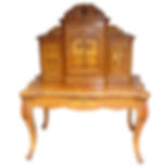 Seuffert escritoire NZ woods veneer marquetry